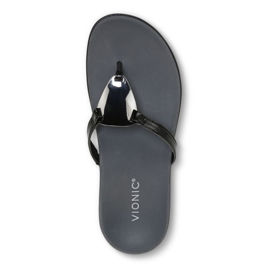 Vionic Black Raysa Sandal