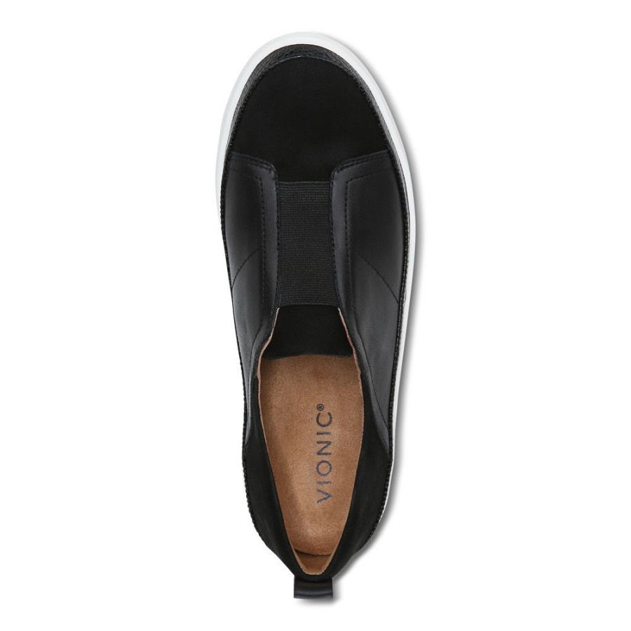 Vionic Black Zinah Slip On