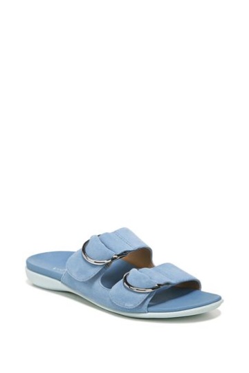 Vionic Blue Corlee Slider Sandals