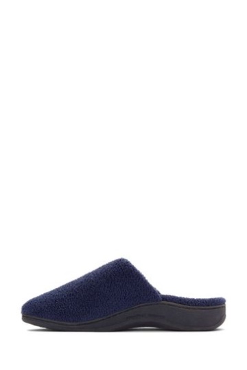 Vionic Blue Gemma Mule Soft Slippers