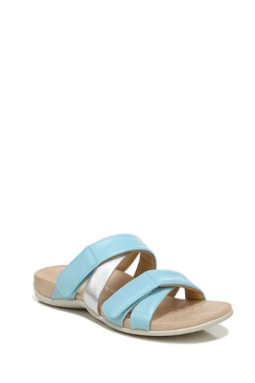 Vionic Blue Hadlie Slider Sandals