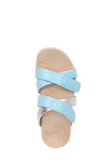 Vionic Blue Hadlie Slider Sandals