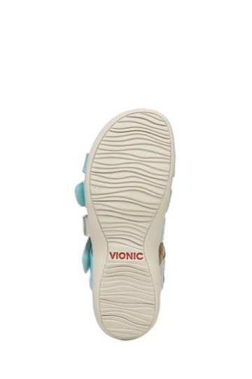 Vionic Blue Hadlie Slider Sandals