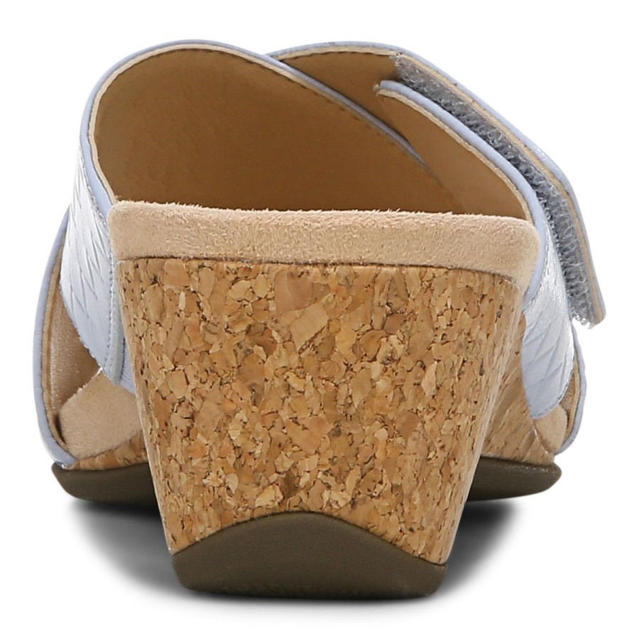 Vionic Blue Haze Leticia Wedge Sandal