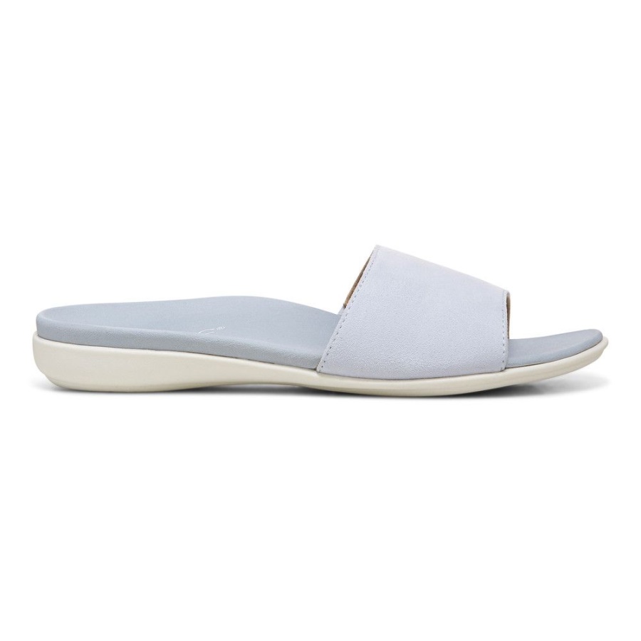 Vionic Blue Haze Val Slide Sandal