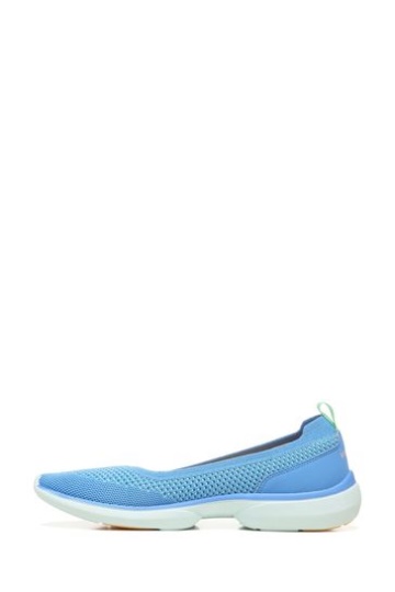 Vionic Blue Kallie Slip On Knit Trainers