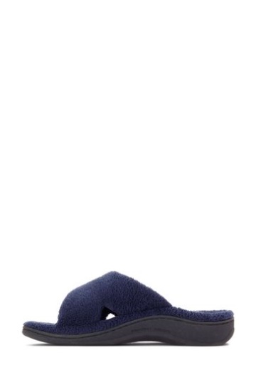 Vionic Blue Relax Slider Slippers