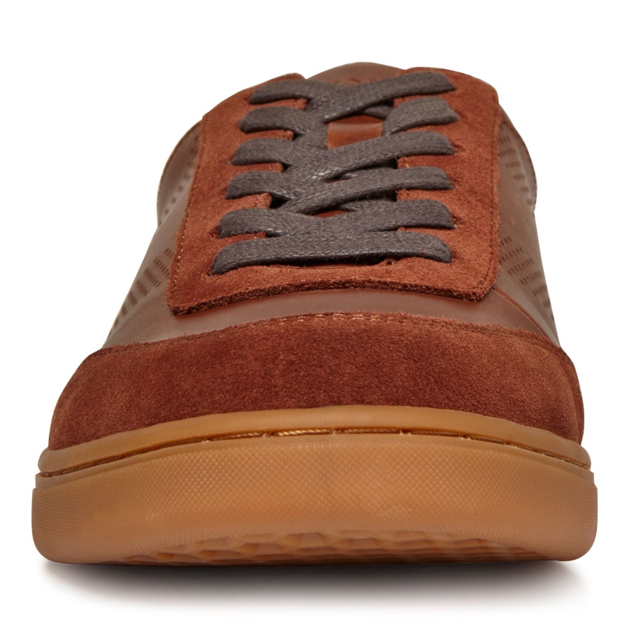 Vionic Brok Casual Lace Up Trainer Dark Brown