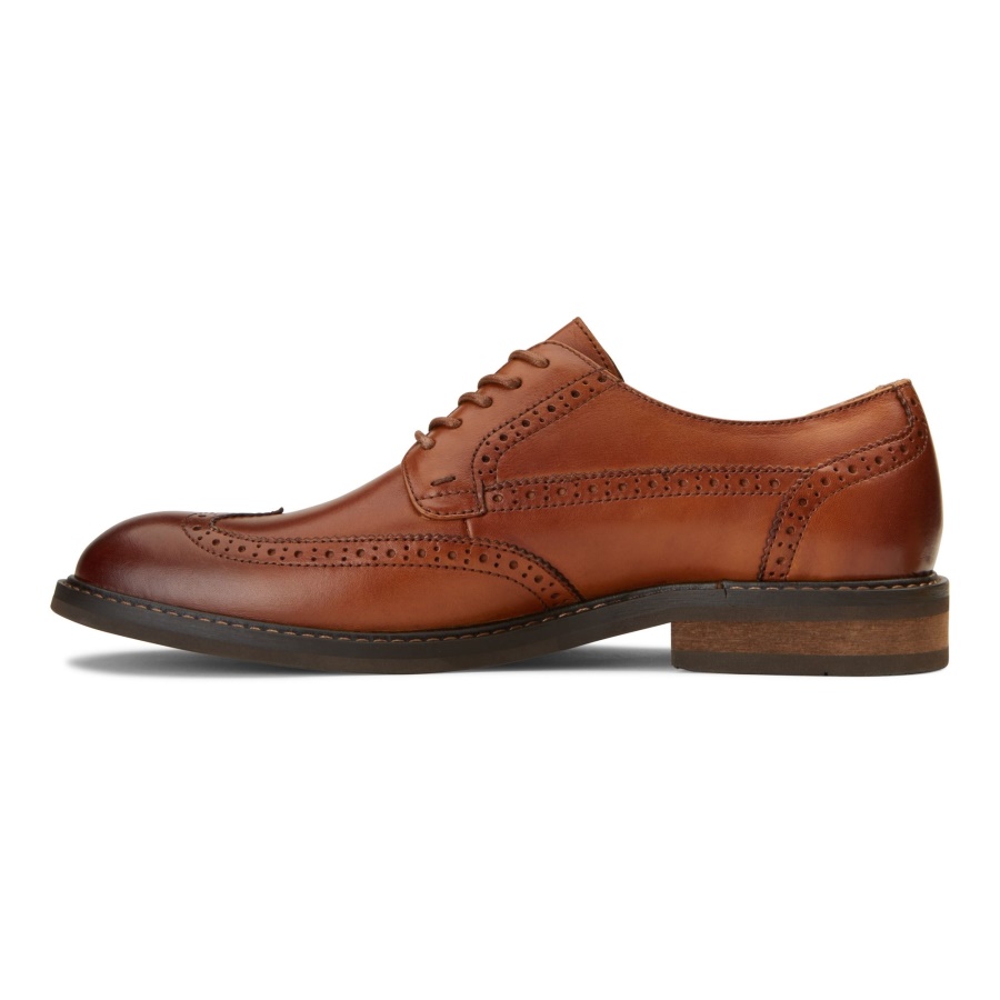 Vionic Bruno Oxford Dark Tan