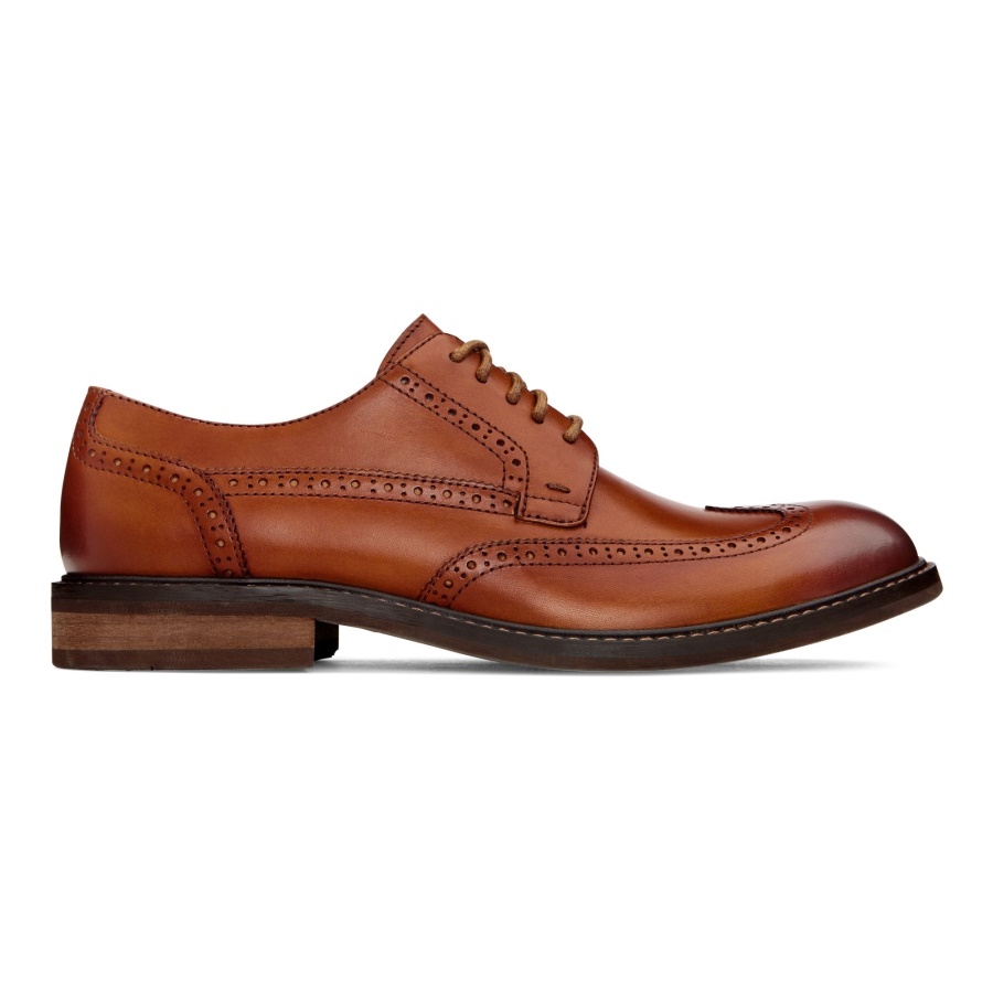 Vionic Bruno Oxford Dark Tan