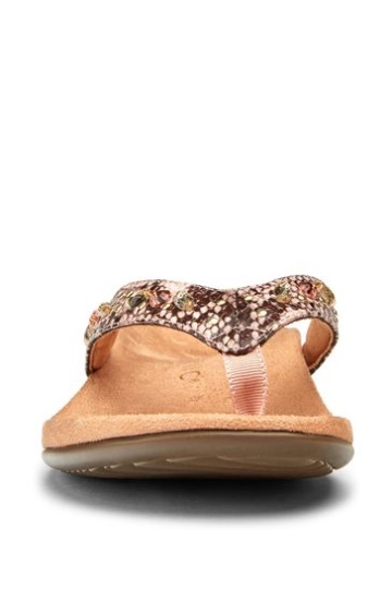 Vionic Camellia Blush Pink Lucia Toe Post Sandals