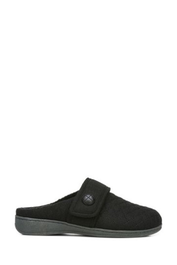 Vionic Carlin Mule Black Slippers