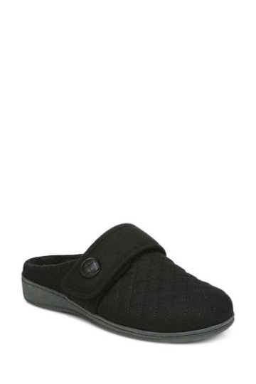 Vionic Carlin Mule Black Slippers