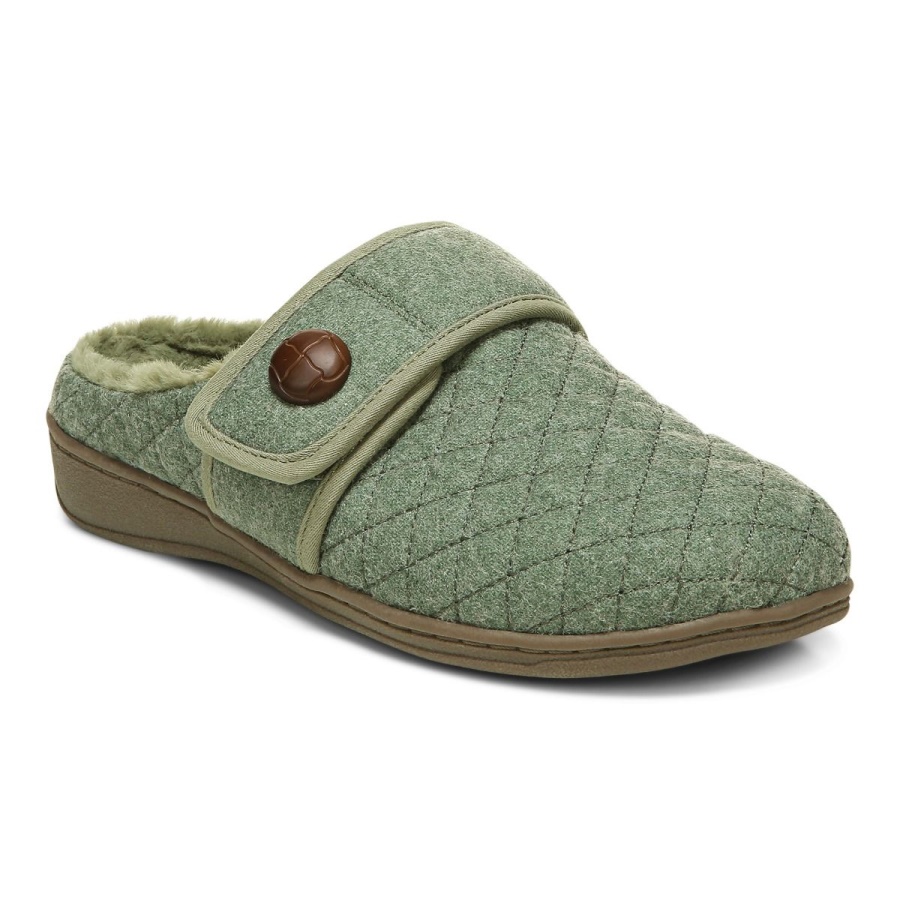 Vionic Carlin Slipper Army Green