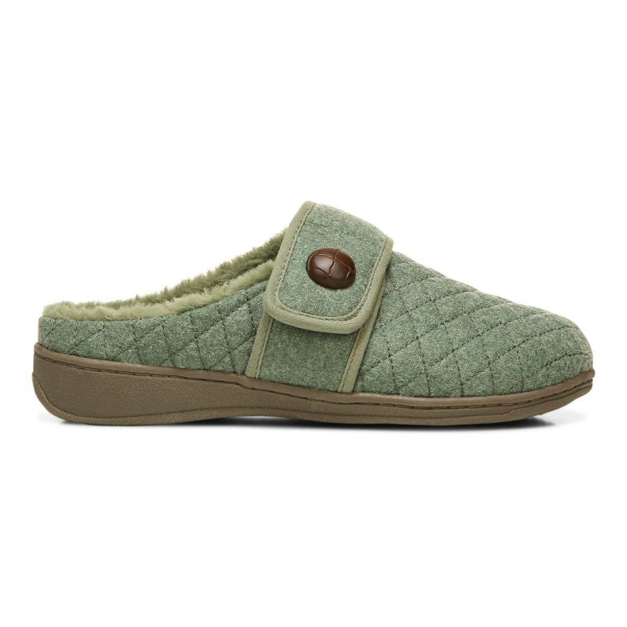 Vionic Carlin Slipper Army Green