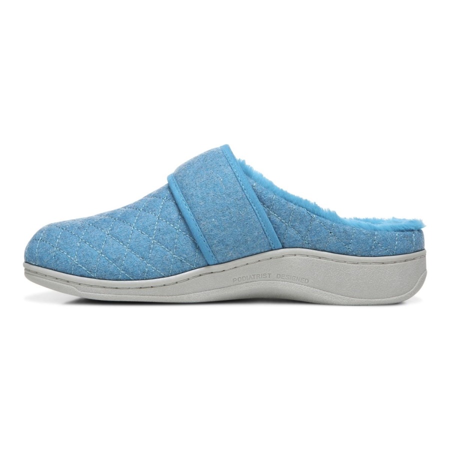 Vionic Carlin Slipper Horizon Blue