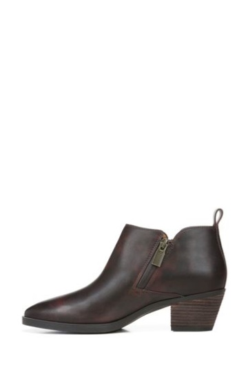 Vionic Cecily Chocolate Brown Waterproof Ankle Boots