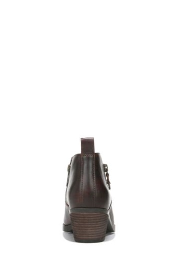 Vionic Cecily Chocolate Brown Waterproof Ankle Boots