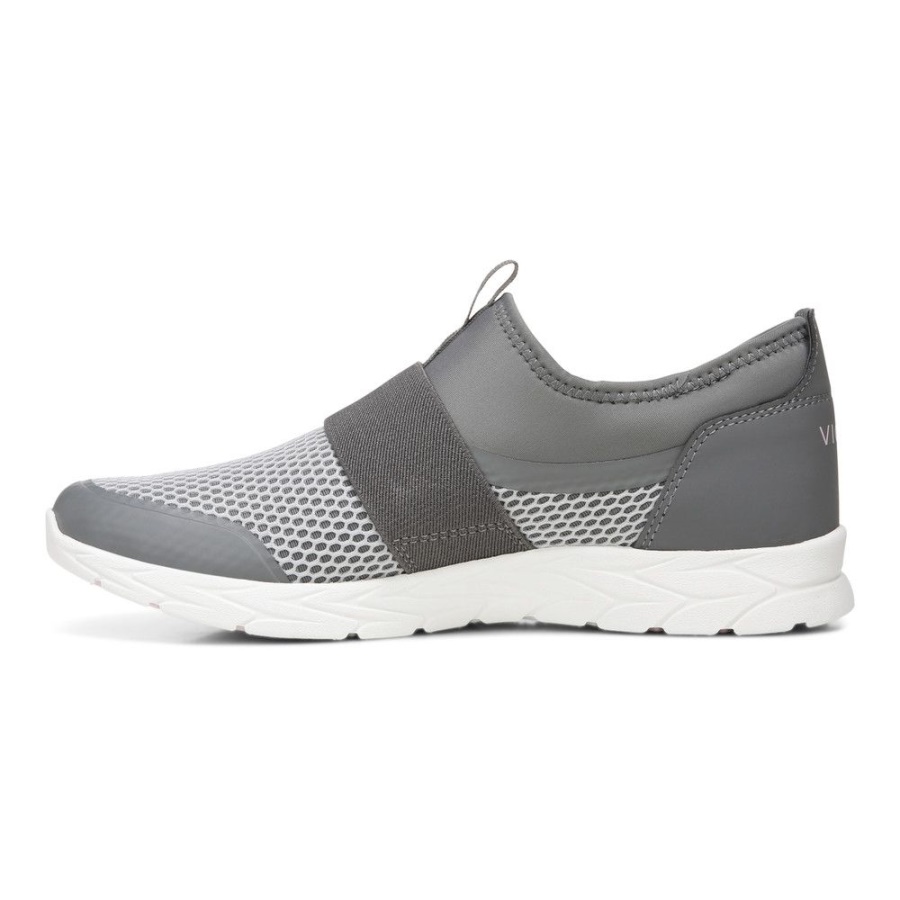 Vionic Charcoal Camrie Slip On Trainer