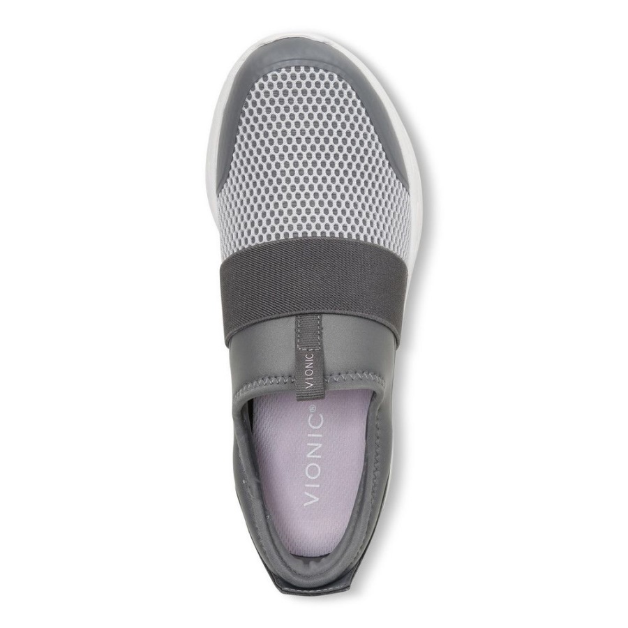 Vionic Charcoal Camrie Slip On Trainer