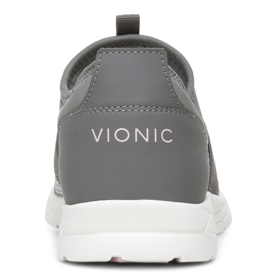 Vionic Charcoal Camrie Slip on Sneaker