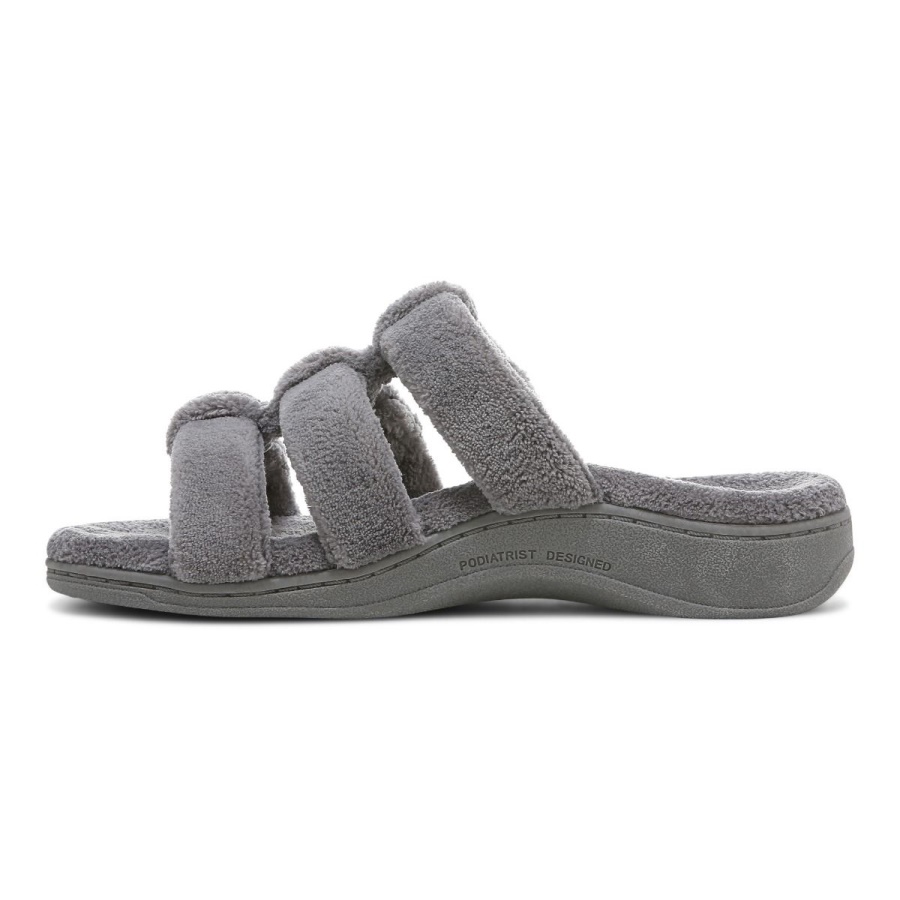 Vionic Charcoal Snooze Slipper