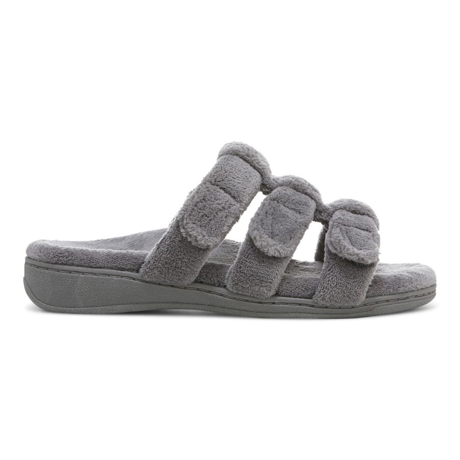 Vionic Charcoal Snooze Slipper