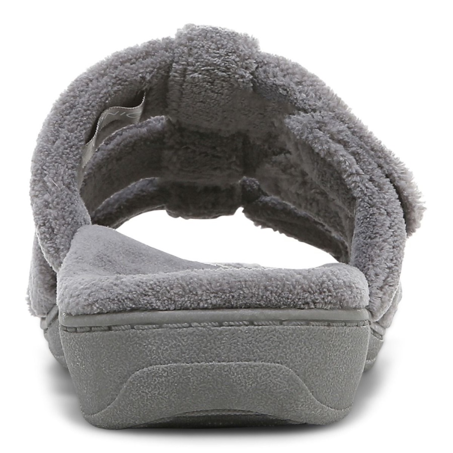 Vionic Charcoal Snooze Slipper