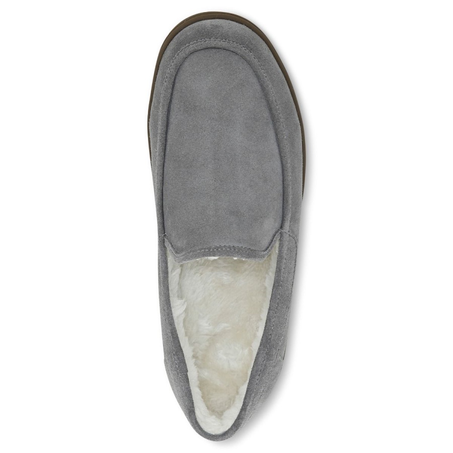 Vionic Charcoal Suede Gustavo Slipper