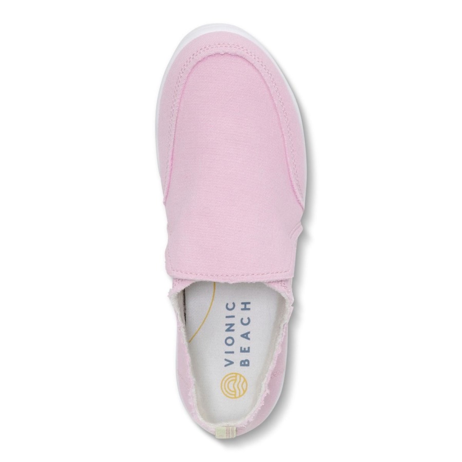 Vionic Cherry Blossom Canvas Beach Malibu Slip on Sneaker Canvas