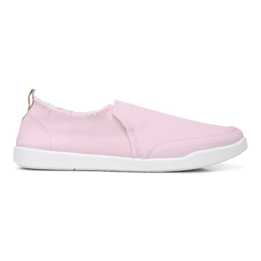 Vionic Cherry Blossom Canvas Beach Malibu Slip on Sneaker Canvas