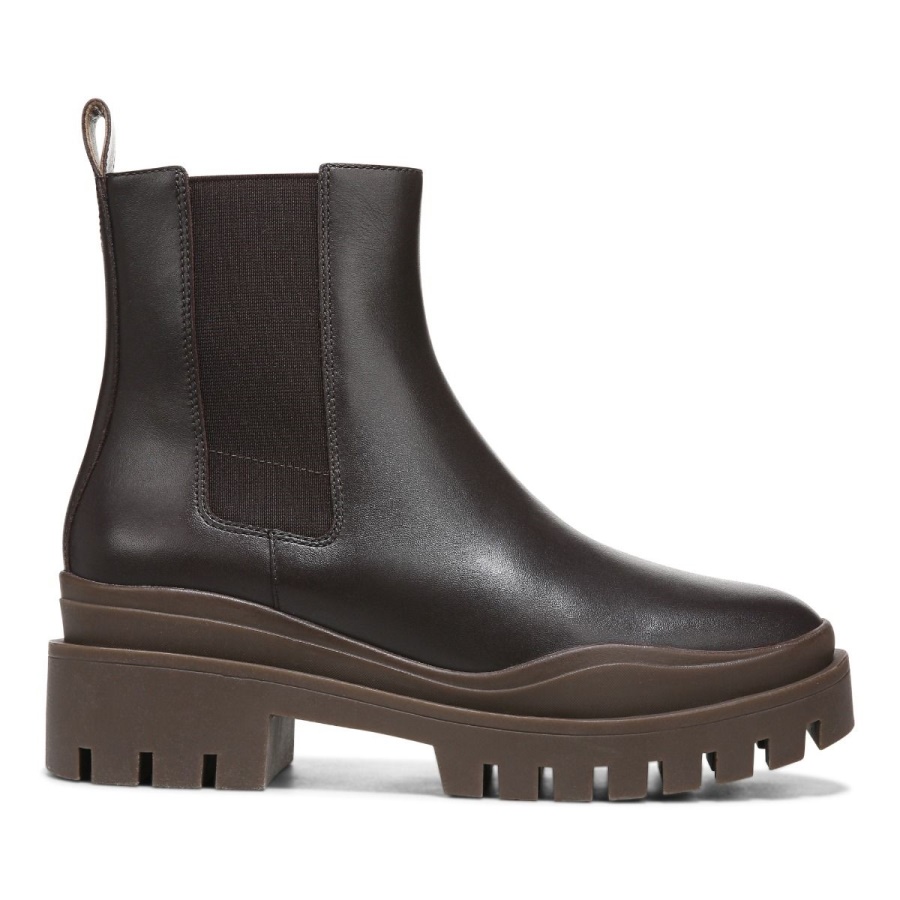 Vionic Chocolate Leather Karsen Boot