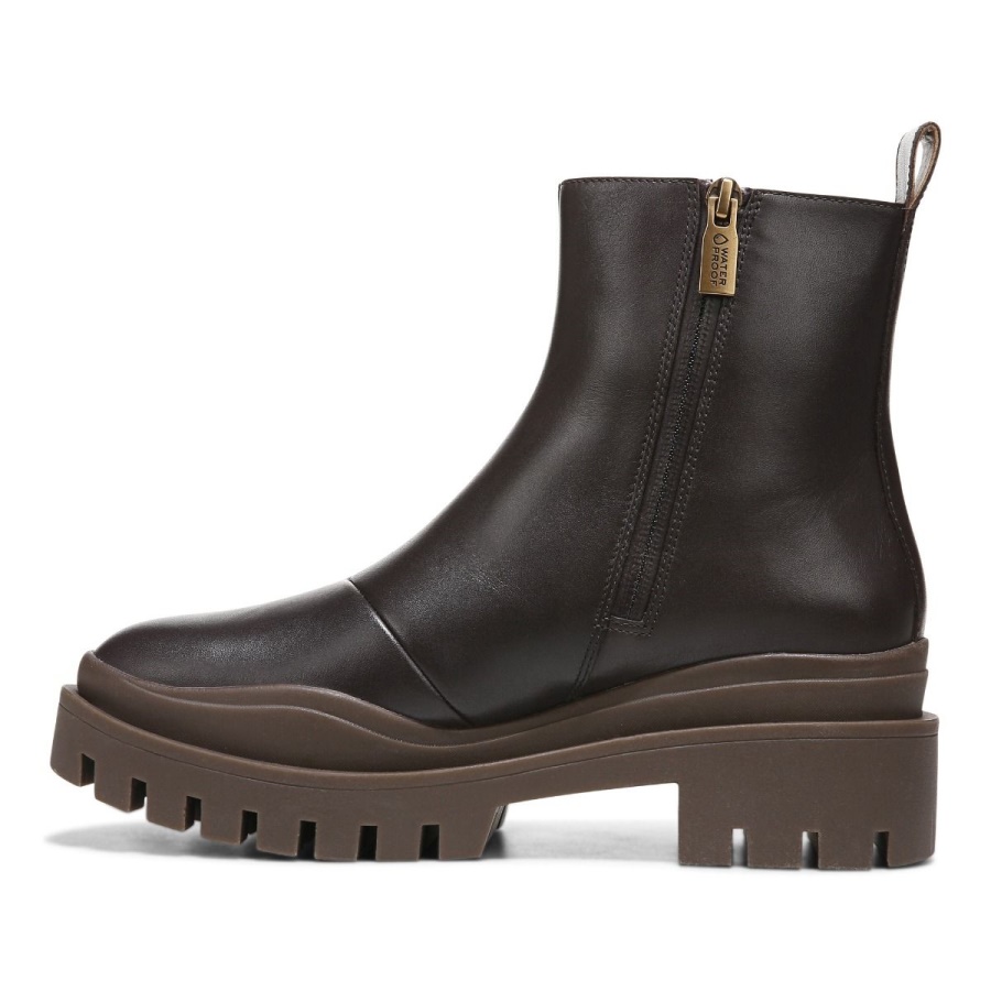 Vionic Chocolate Leather Karsen Boot