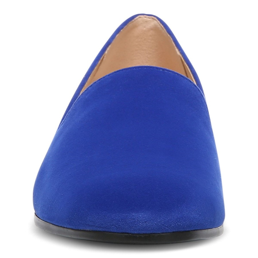 Vionic Cobalt Velvet Willa Slip on Flat