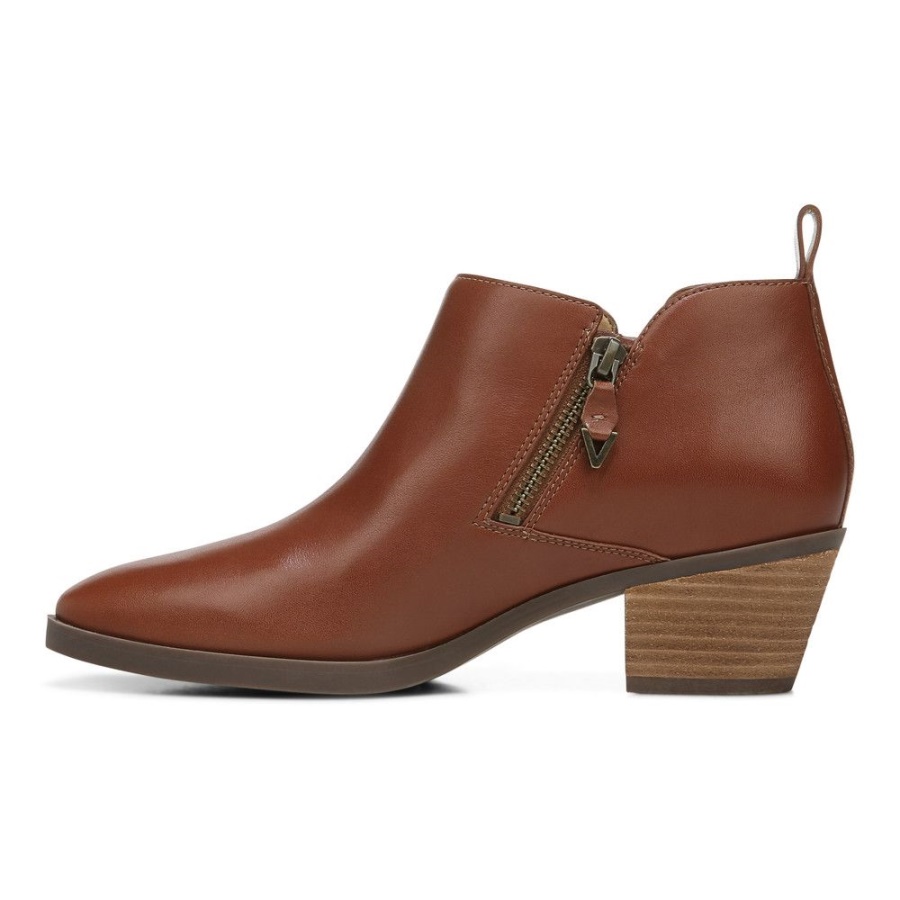Vionic Cognac Cecily Ankle Boot