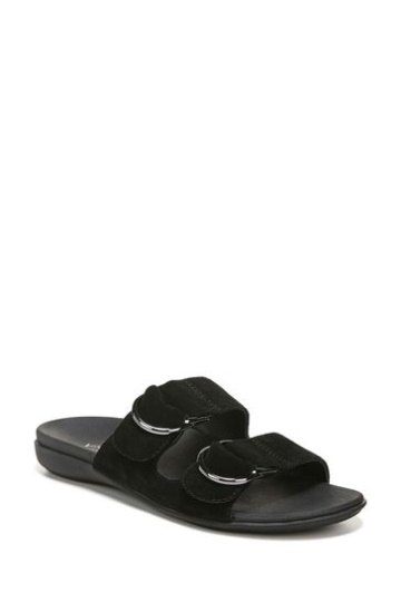 Vionic Corlee Black Slider Sandals