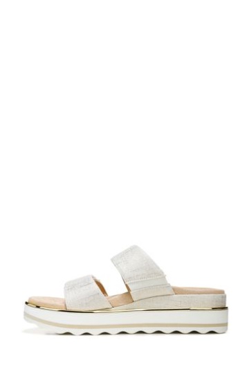Vionic Cream Brandie Slider Sandals