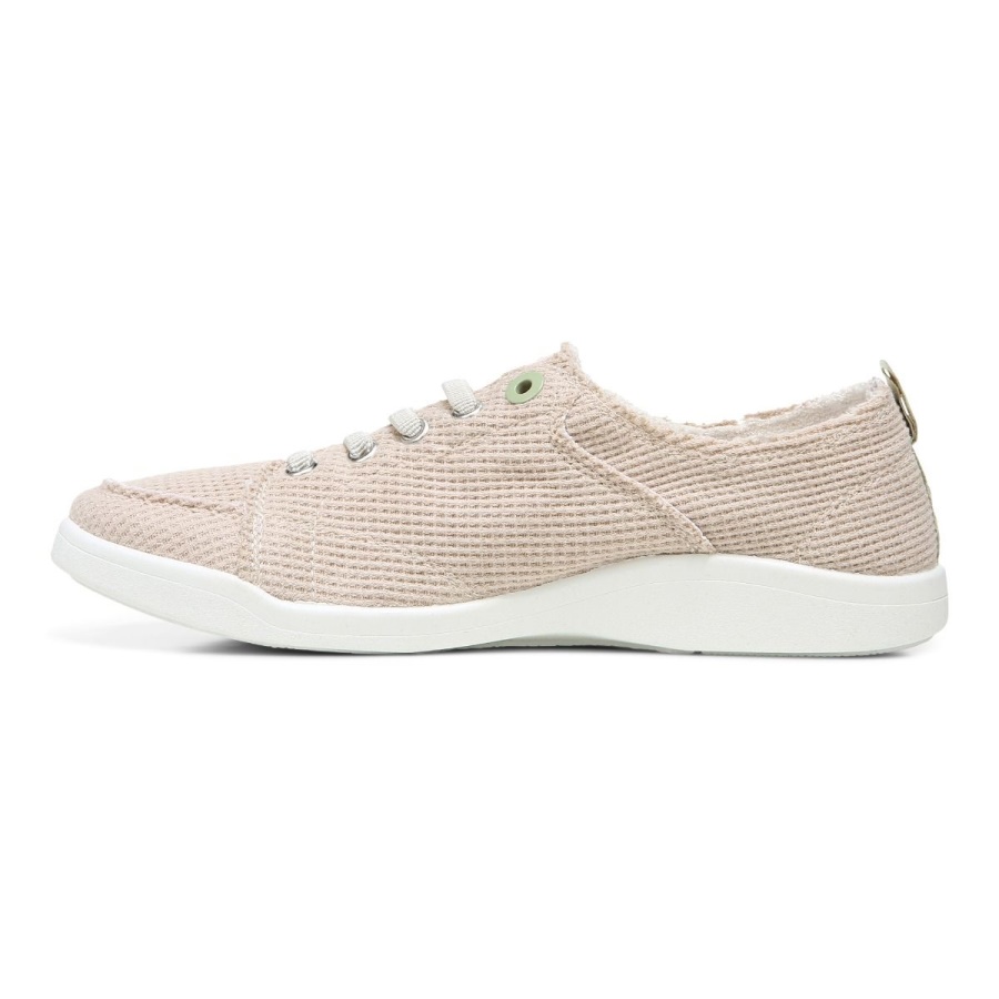 Vionic Cream Knit Beach Pismo Casual Sneaker Knit