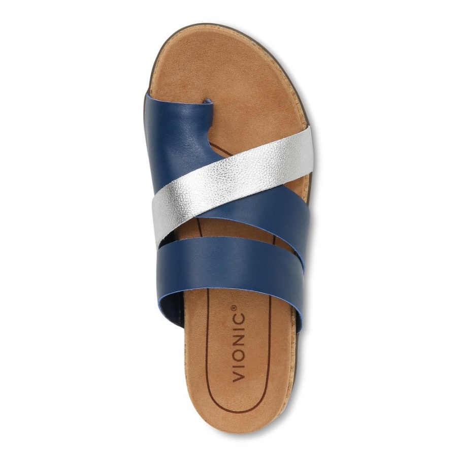 Vionic Dark Blue Luelle Sandal