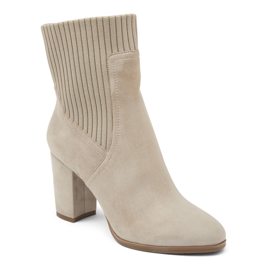 Vionic Dark Taupe Kaylee Ankle Boot