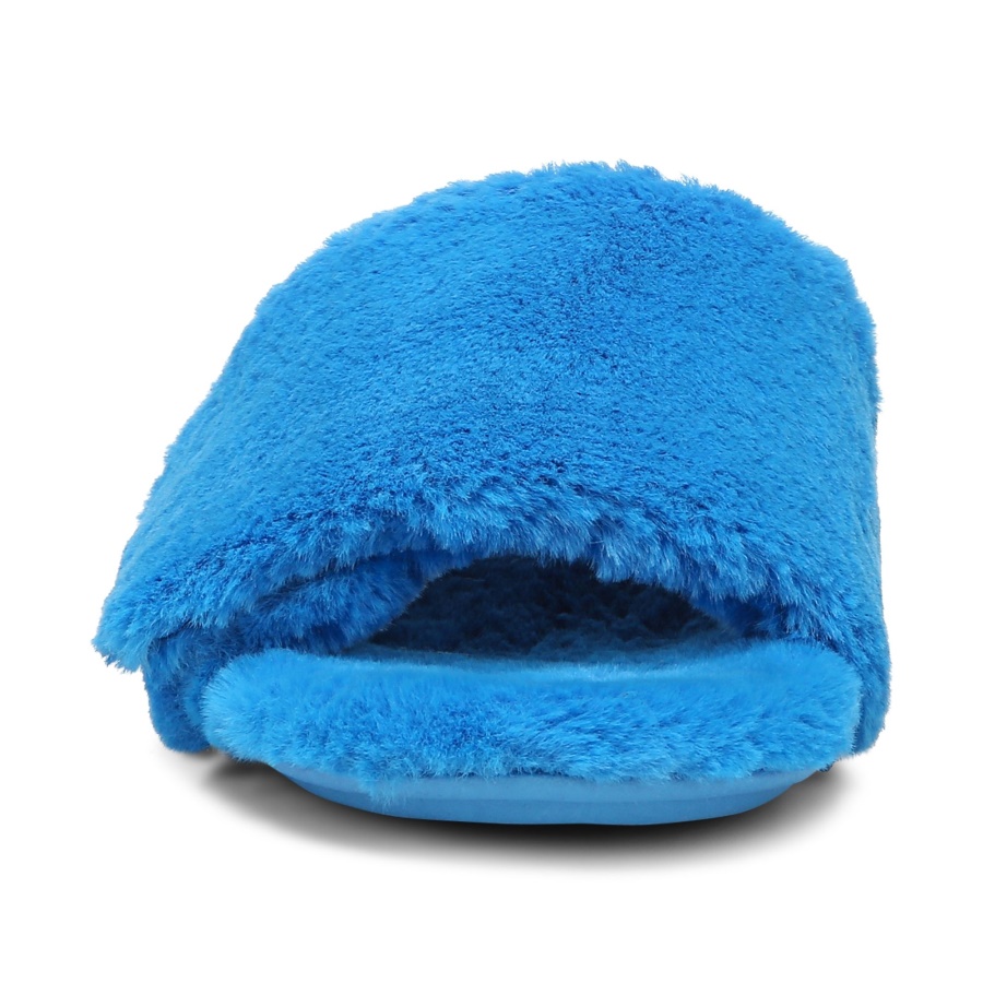 Vionic Dream Plush Slipper Atomic Blue Plush