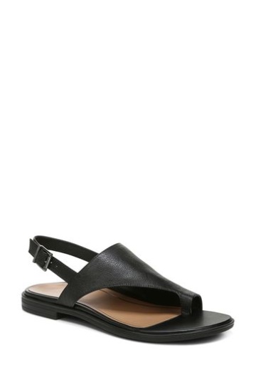 Vionic Ella Black Ankle Strap Sandals