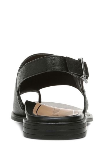 Vionic Ella Black Ankle Strap Sandals