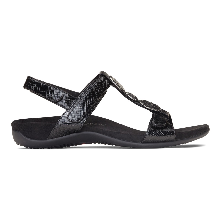 Vionic Farra Sandal Black Lizard