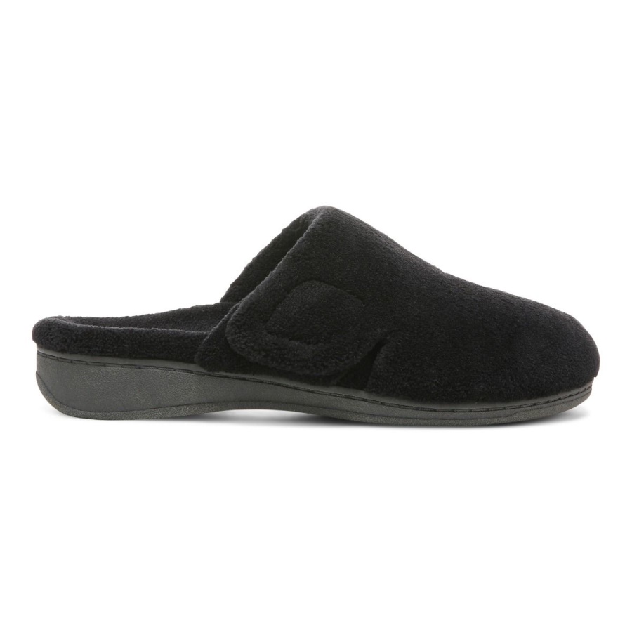 Vionic Gemma Mule Slippers Black