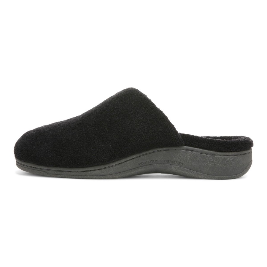 Vionic Gemma Mule Slippers Black