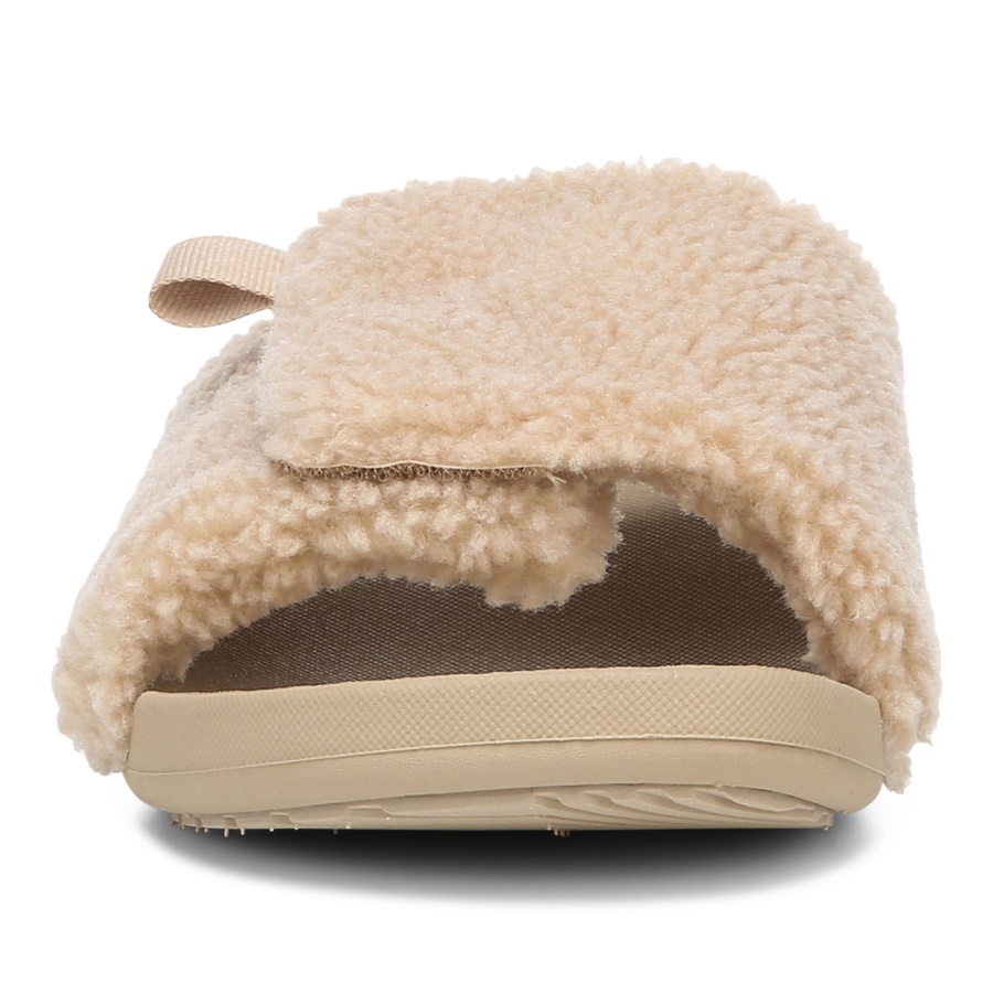 Vionic Ginger Shearling Keira Slide Sandal