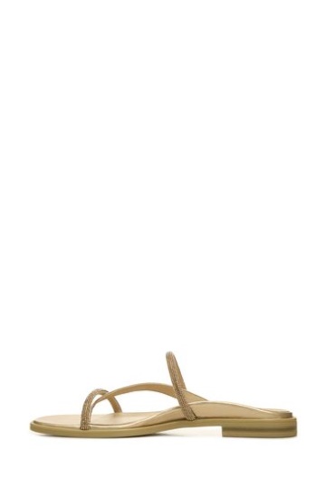 Vionic Gold Prism Slide Sandals