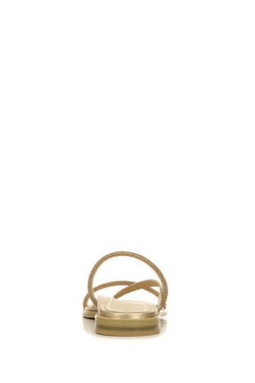 Vionic Gold Prism Slide Sandals