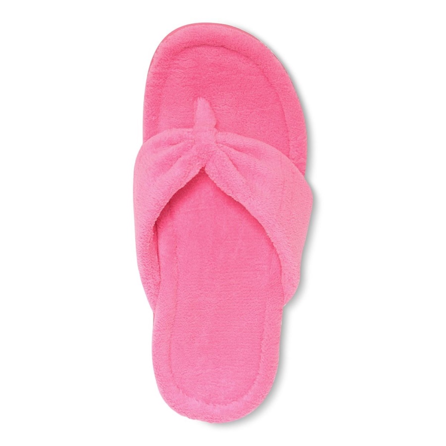 Vionic Gracie Toe Post Slipper Electric Pink